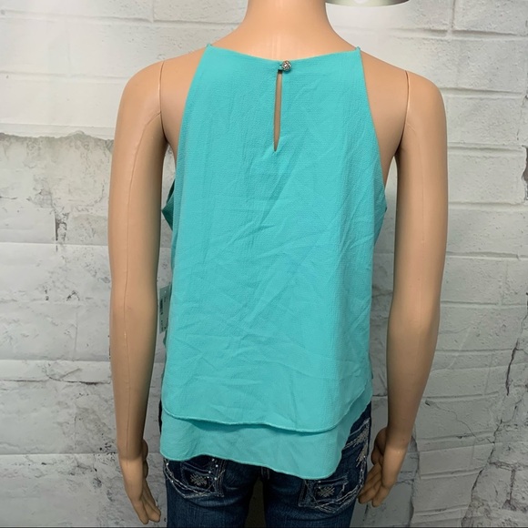 NWT MOD Seafoam Green Layered Top - Picture 2 of 7